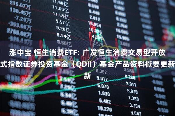 涨中宝 恒生消费ETF: 广发恒生消费交易型开放式指数证券投资基金(QDII)基金产品资料概要更新